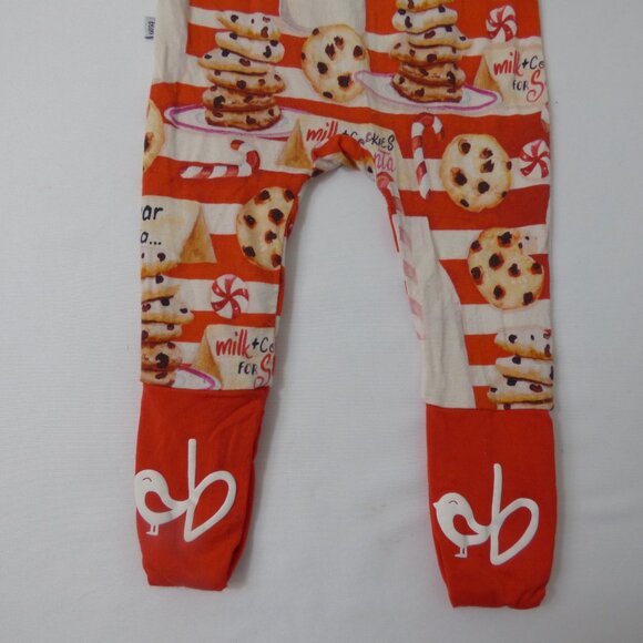 NWOT Birdie & Bean Cookies for Santa Footie, Size 0-3 Months - Picture 2 of 3